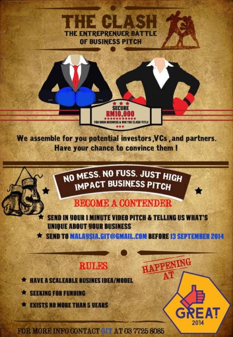 The Clash: The Entrepreneur Battle of Business Pitch